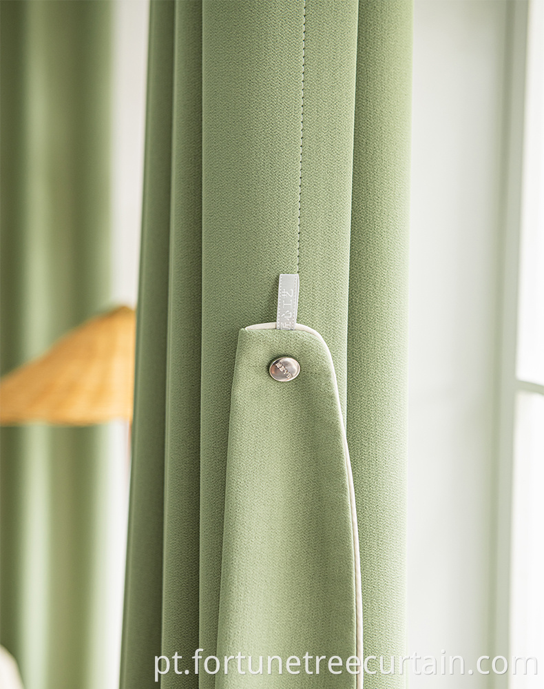 Green Blackout Shading Curtains